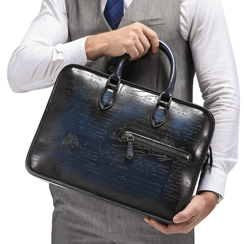 DIMY 2025 men's new business briefcase men's leather high-end luxury handmade retro computer handbag shoulder bag men's bag
DIMY 2025 men's new business briefcase men's leather high-end luxury handmade retro computer handbag shoulder bag men's bag