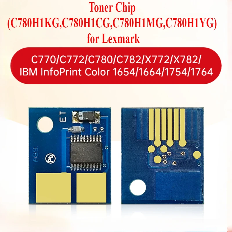 Тонер-чип для Lexmark C770,C782,C772,C780,X772,X782 IBM InforPrinr 1654,1664,1754,1764 (C780H1KG,C780H1CG,C780H1MG,C780H1YG)
Тонер-чип для Lexmark C770,C782,C772,C780,X772,X782 IBM InforPrinr 1654,1664,1754,1764 (C780H1KG,C780H1CG,C780H1MG,C780H1YG)