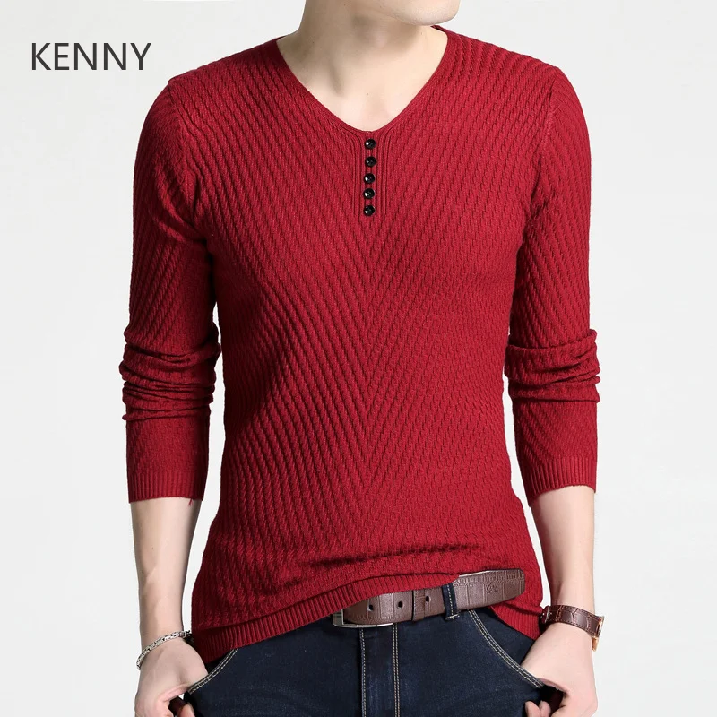 KENNY Solid Color Thin V-neck Pullover Casual Fashion Men's Sweater Spring and Autumn Long Sleeves Shirts Knit Designer Clothes
KENNY Solid Color Thin V-neck Pullover Casual Fashion Men's Sweater Spring and Autumn Long Sleeves Shirts Knit Designer Clothes