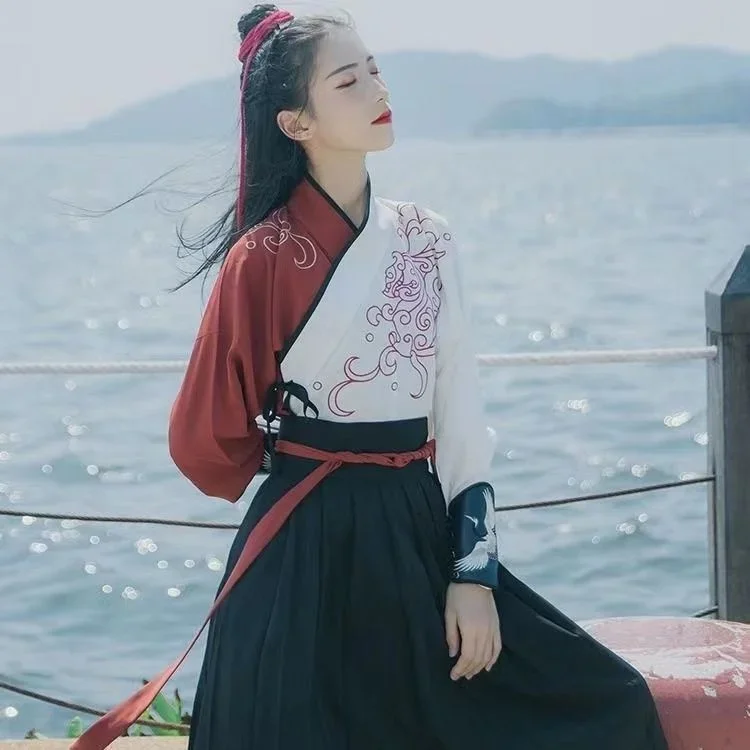 Unisex Adult Martial Style Hanfu Female Traditional Chinese Clothing Cross-Collar Han Suit Male Ancient Cosplay Couple Costume
Unisex Adult Martial Style Hanfu Female Traditional Chinese Clothing Cross-Collar Han Suit Male Ancient Cosplay Couple Costume