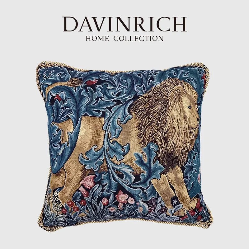 DAVINRICH Vintage Animals Lion Dollena Square Cushion Cover William Morris Tapestry Jacquard Pillowcase For Living Room Sofa Bed
DAVINRICH Vintage Animals Lion Dollena Square Cushion Cover William Morris Tapestry Jacquard Pillowcase For Living Room Sofa Bed