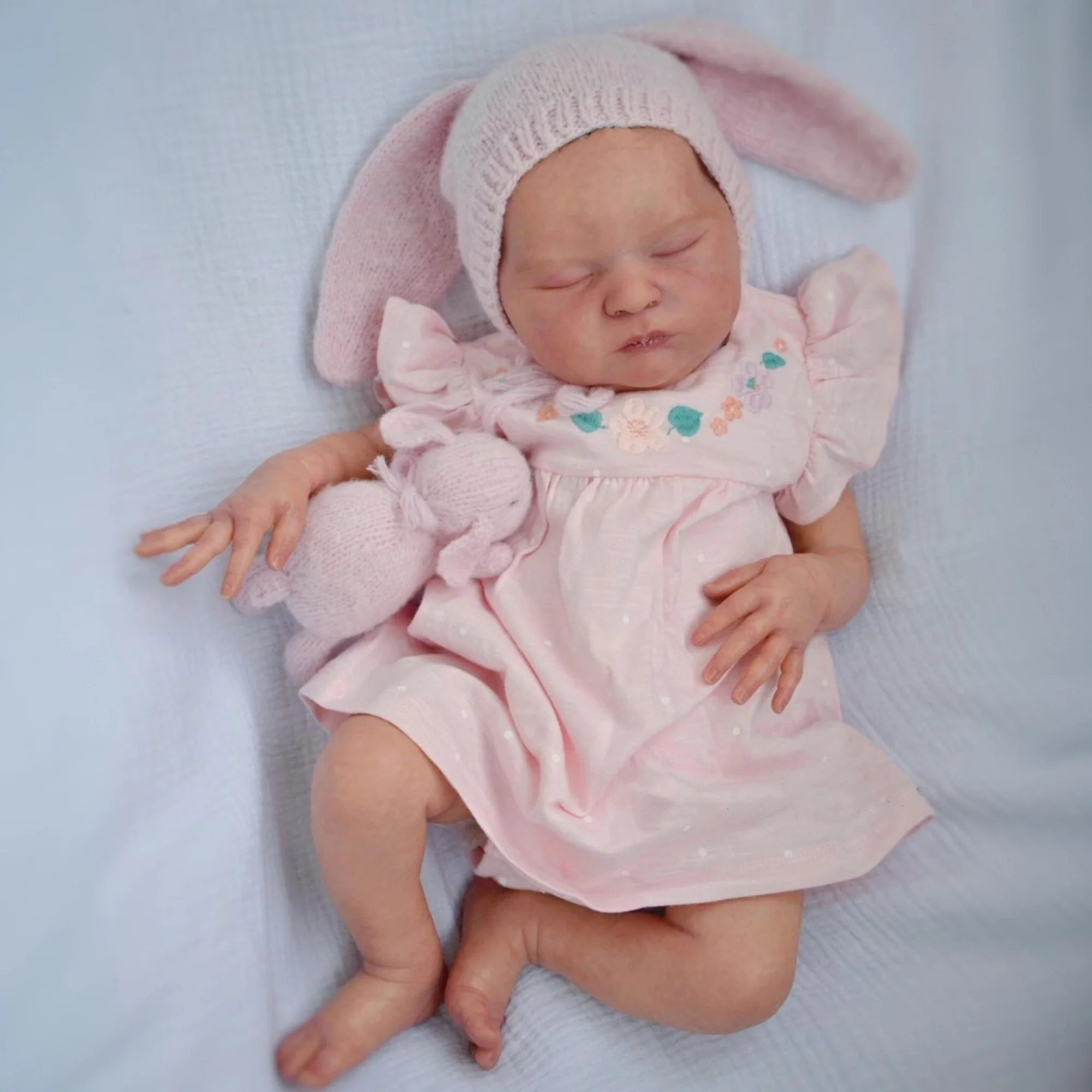20 Inch 3D Skin with Visible Veins Asleep Reborn Baby Doll Toy For Girl Cloth Body Vinyl Limbs Doll Kid Fashion Birthday Gift
20 Inch 3D Skin with Visible Veins Asleep Reborn Baby Doll Toy For Girl Cloth Body Vinyl Limbs Doll Kid Fashion Birthday Gift