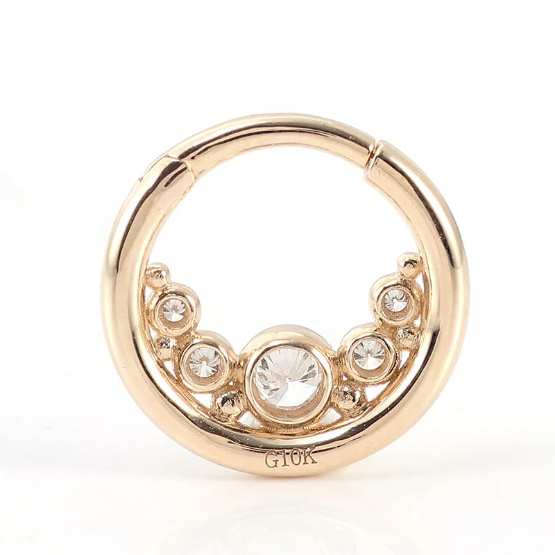 Provence 10K Yellow Gold Bezel Hoop Earrings With Round Moissanite Diamonds For Lady‘s Jewelry Higgies Earrings Delicate Gift
Provence 10K Yellow Gold Bezel Hoop Earrings With Round Moissanite Diamonds For Lady‘s Jewelry Higgies Earrings Delicate Gift