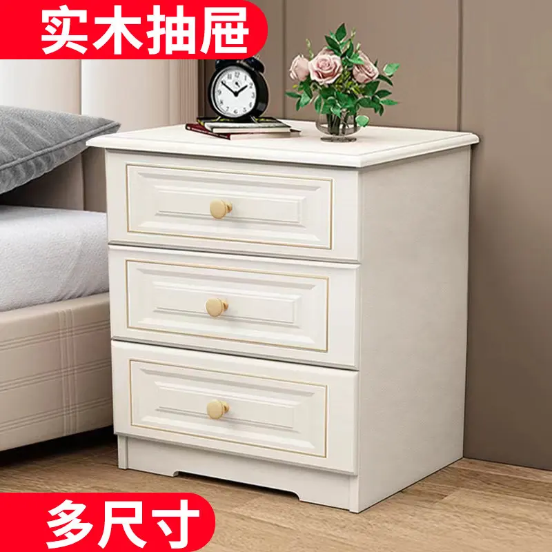 Solid wood bedside table, simple, modern, white storage, locker, e****mical Nordic bedroom, bedside small cabinet
Solid wood bedside table, simple, modern, white storage, locker, e****mical Nordic bedroom, bedside small cabinet