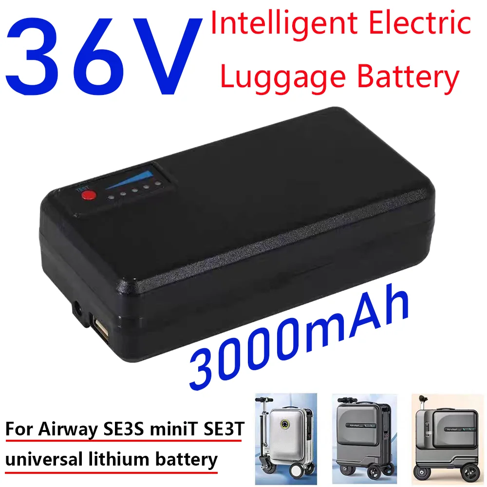 Airway Original SE3S Electric Luggage Battery 36V 3000mAh Compatible with Airwheel MiniT SE3T SE3SL Models
Airway Original SE3S Electric Luggage Battery 36V 3000mAh Compatible with Airwheel MiniT SE3T SE3SL Models