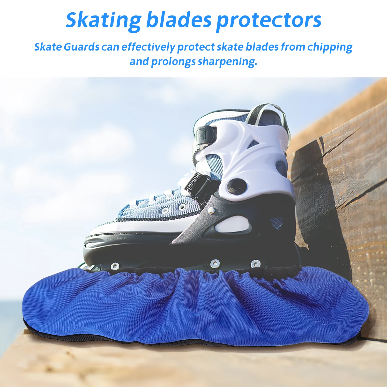 Shoe Cover Skate Covers Elastic Protector Hockey Skating Ice Protectors Guards Blue Ankle Skates
Shoe Cover Skate Covers Elastic Protector Hockey Skating Ice Protectors Guards Blue Ankle Skates