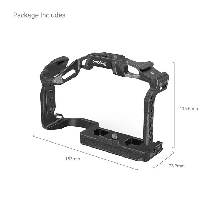 SmallRig “Black Mamba” Full-coverage Camera Cage for Canon EOS R63 / R62 Attaching Handle Camera Expansion Kit SLR Accessories
SmallRig “Black Mamba” Full-coverage Camera Cage for Canon EOS R63 / R62 Attaching Handle Camera Expansion Kit SLR Accessories