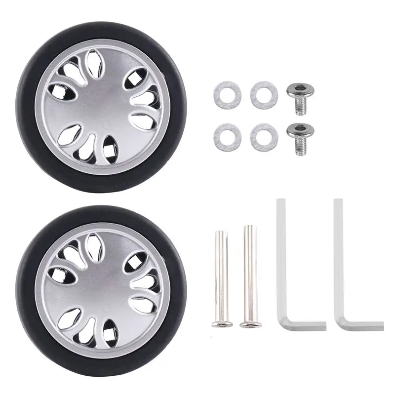 ABFS Luggage Wheels Replacement 50Mm X 13Mm Kits Universal Environmentally Friendly Luggage Repair 1 Pair
ABFS Luggage Wheels Replacement 50Mm X 13Mm Kits Universal Environmentally Friendly Luggage Repair 1 Pair