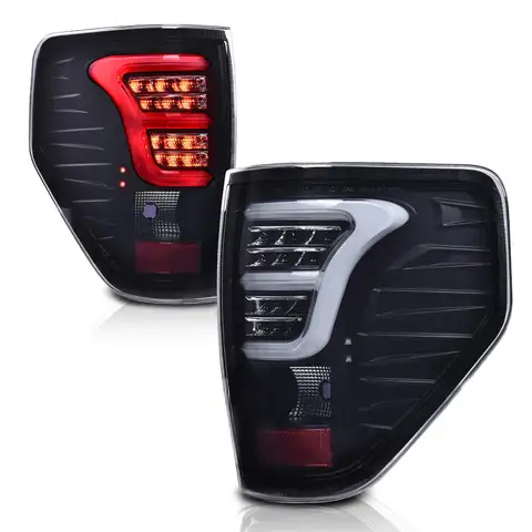 SMOKE LENS LED REAR TAIL LIGHT BRAKE PARKING LAMPS FIT FOR 2009-2014 FORD F150