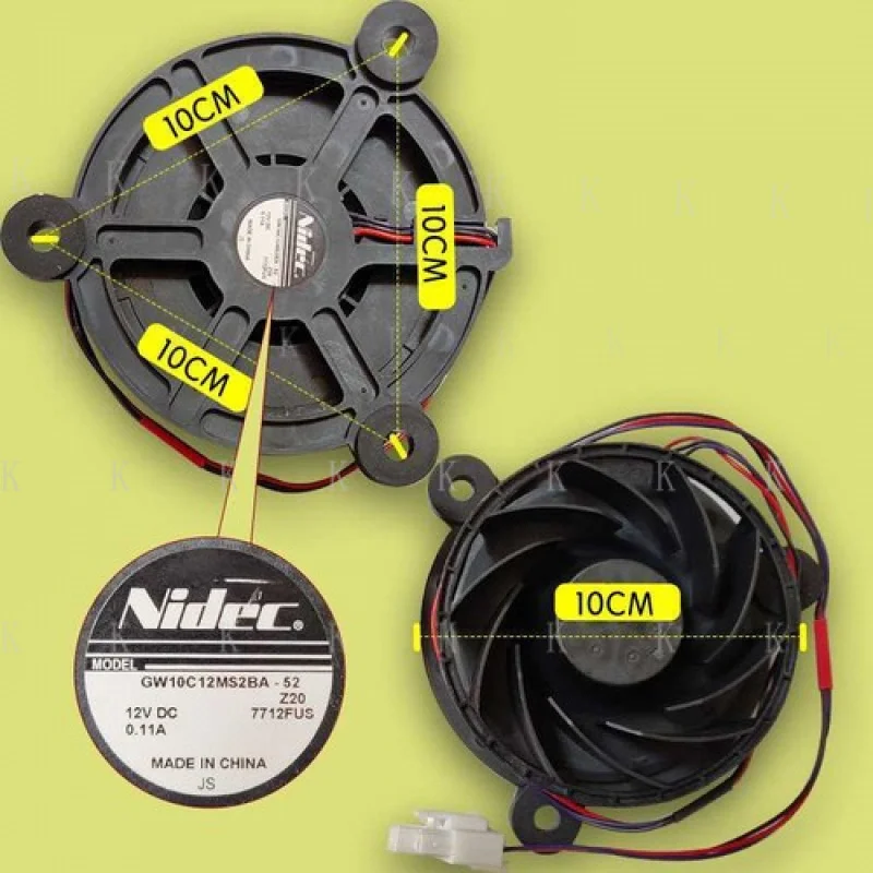 C для холодильника Бесшумный охлаждающий вентилятор GW10C12MS2BA-62Z07/52Z20 10CM 12V 0.11A
C для холодильника Бесшумный охлаждающий вентилятор GW10C12MS2BA-62Z07/52Z20 10CM 12V 0.11A