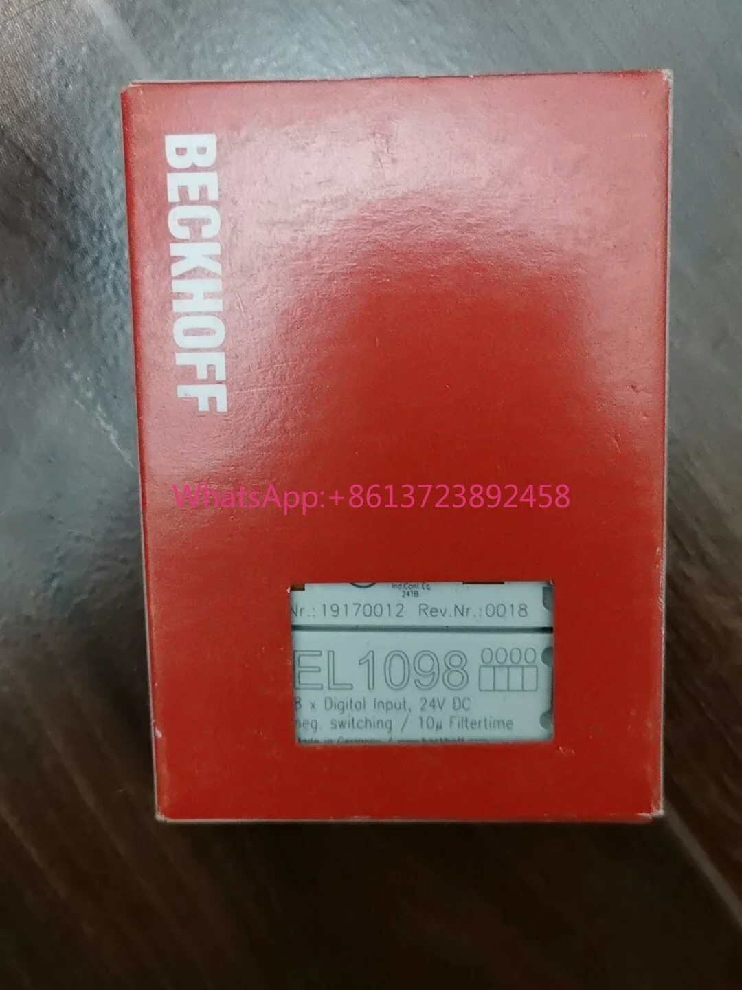 Beckhoff module EL1098 original and genuine, high quality
Beckhoff module EL1098 original and genuine, high quality