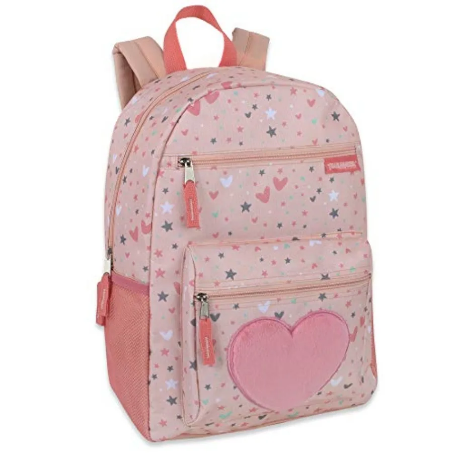 Trail maker 17" Character School Backpacks Plush for Girls with Side Pockets, Padded Straps
Trail maker 17" Character School Backpacks Plush for Girls with Side Pockets, Padded Straps