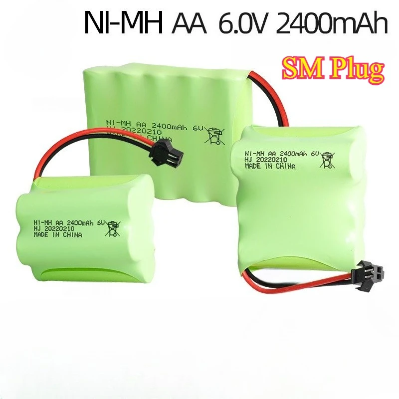 (SM Plug) 6v 4200mah Ni-MH Battery + Charger for Rc Toys Cars Tanks Trucks Robots Boats 2400mAh AA 6v Rechargeable Battery Pack
(SM Plug) 6v 4200mah Ni-MH Battery + Charger for Rc Toys Cars Tanks Trucks Robots Boats 2400mAh AA 6v Rechargeable Battery Pack