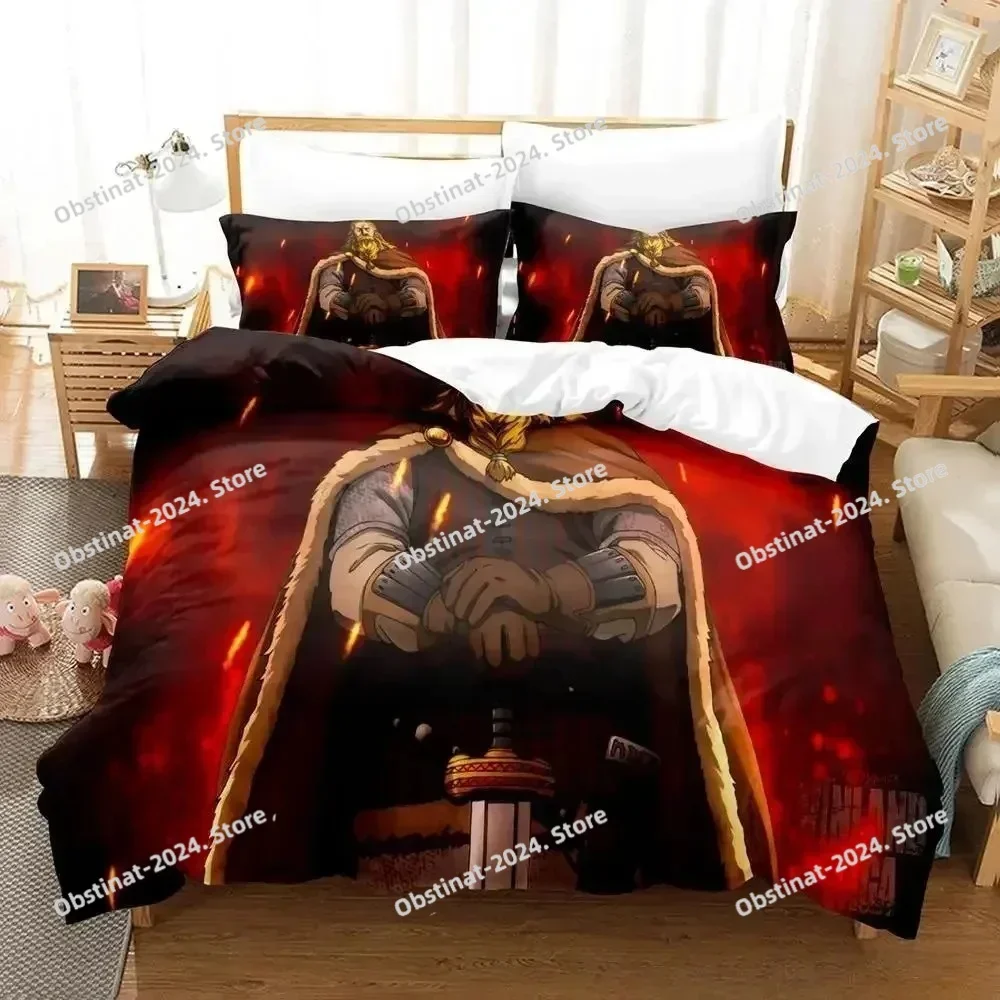 3D Anime Vinland Saga Bedding Set Printed single Comforter Quilt Bed Cover Duvet Cover Pillow Case 3 Pieces Sets Kids Adult Size
3D Anime Vinland Saga Bedding Set Printed single Comforter Quilt Bed Cover Duvet Cover Pillow Case 3 Pieces Sets Kids Adult Size