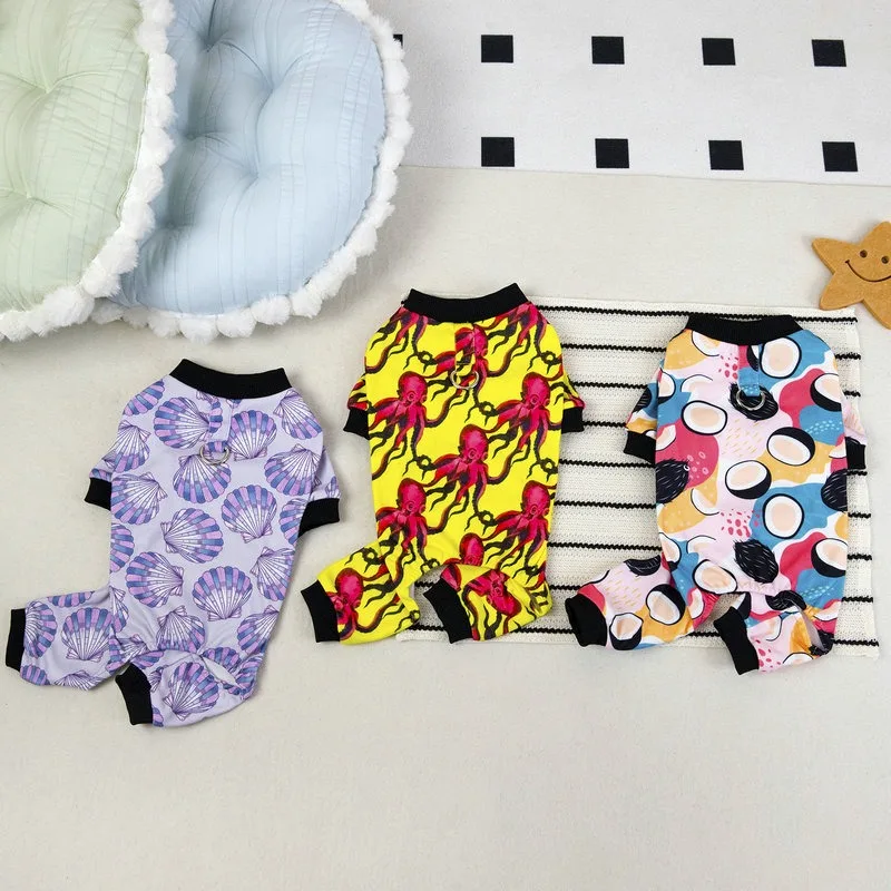 Ocean Style Pet Supplies Octopus Pattern Dog Clothes Small Dog Comfortable Four Legged Clothes Teddy Breathable Jumpsuits
Ocean Style Pet Supplies Octopus Pattern Dog Clothes Small Dog Comfortable Four Legged Clothes Teddy Breathable Jumpsuits