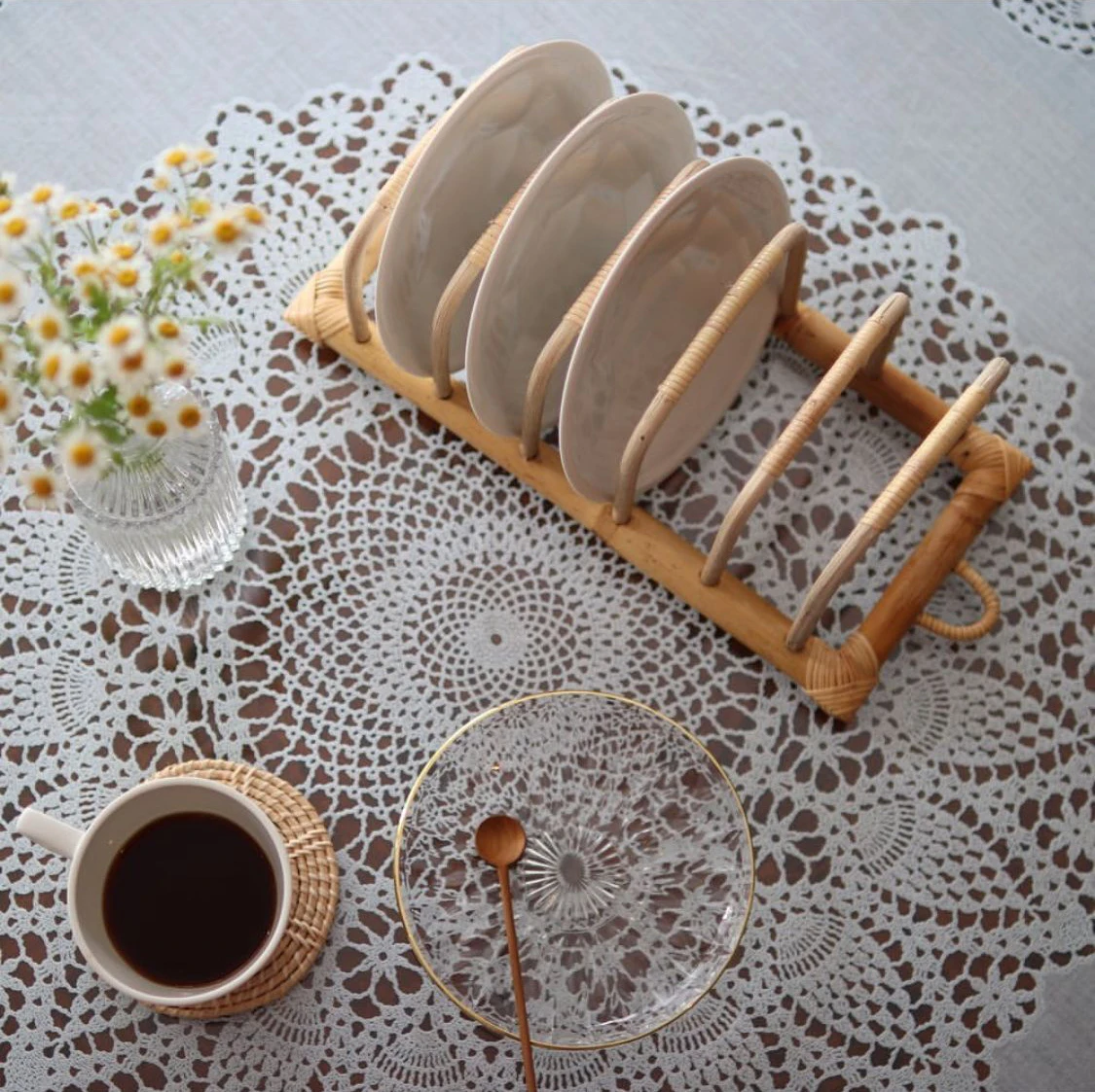 Nordic Style Bamboo Wicker Storage Rack Kitchen Dish Plate Bowl Organizer Bookshelf Movable No Tool Required Artistic Design
Nordic Style Bamboo Wicker Storage Rack Kitchen Dish Plate Bowl Organizer Bookshelf Movable No Tool Required Artistic Design