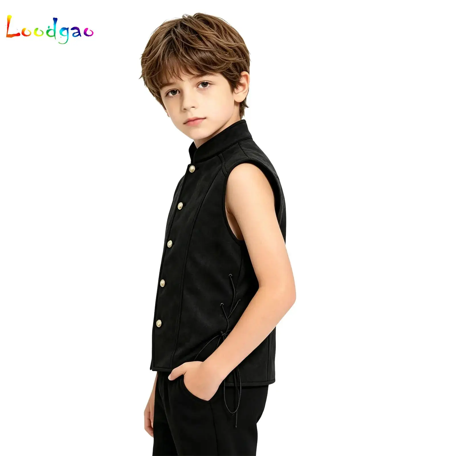 Kids Unisex Medieval Renaissance Vest Costume Sleeveless Coat Pirate Gothic Steampunk Waistcoat Cosplay Halloween Fancy Dress Up
Kids Unisex Medieval Renaissance Vest Costume Sleeveless Coat Pirate Gothic Steampunk Waistcoat Cosplay Halloween Fancy Dress Up
