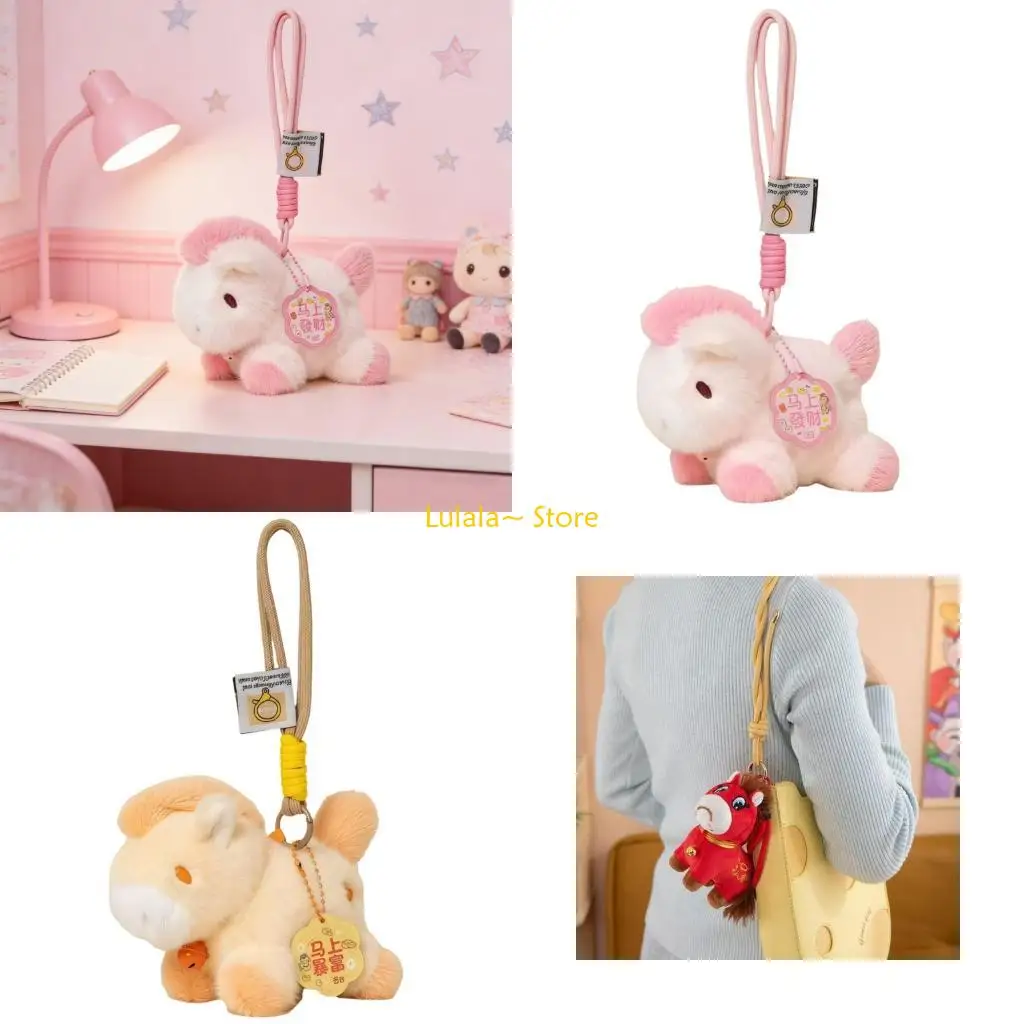Y4QA Prosperity Symbol Plush Horse Pendant Doll Comforting Toy Hanging Ornament
Y4QA Prosperity Symbol Plush Horse Pendant Doll Comforting Toy Hanging Ornament