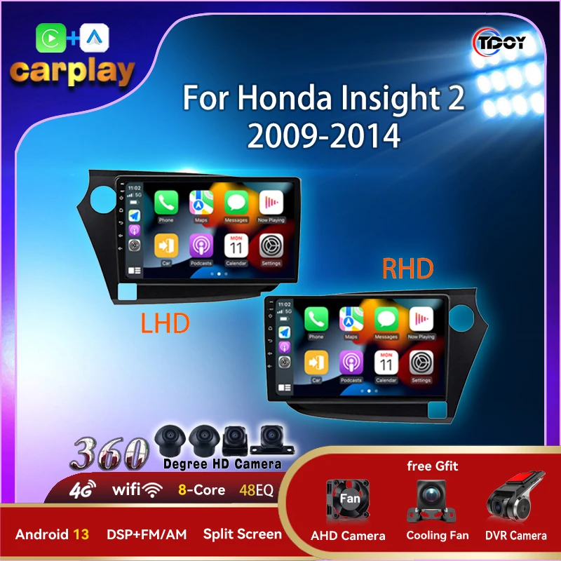 Car Radio Android 13 For Honda Insight 2 2009-2014 Autoradio Stereo Multimedia Automotive Carplay Android Auto Wireless GPS WIFI
Car Radio Android 13 For Honda Insight 2 2009-2014 Autoradio Stereo Multimedia Automotive Carplay Android Auto Wireless GPS WIFI