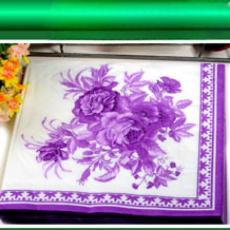 10/20pcs/Bag Colorful Napkins Printed Paper Napkins Purple Lilies Wedding Napkins Party Paper Placemats Wine Glasses Flower Pape
10/20pcs/Bag Colorful Napkins Printed Paper Napkins Purple Lilies Wedding Napkins Party Paper Placemats Wine Glasses Flower Pape
