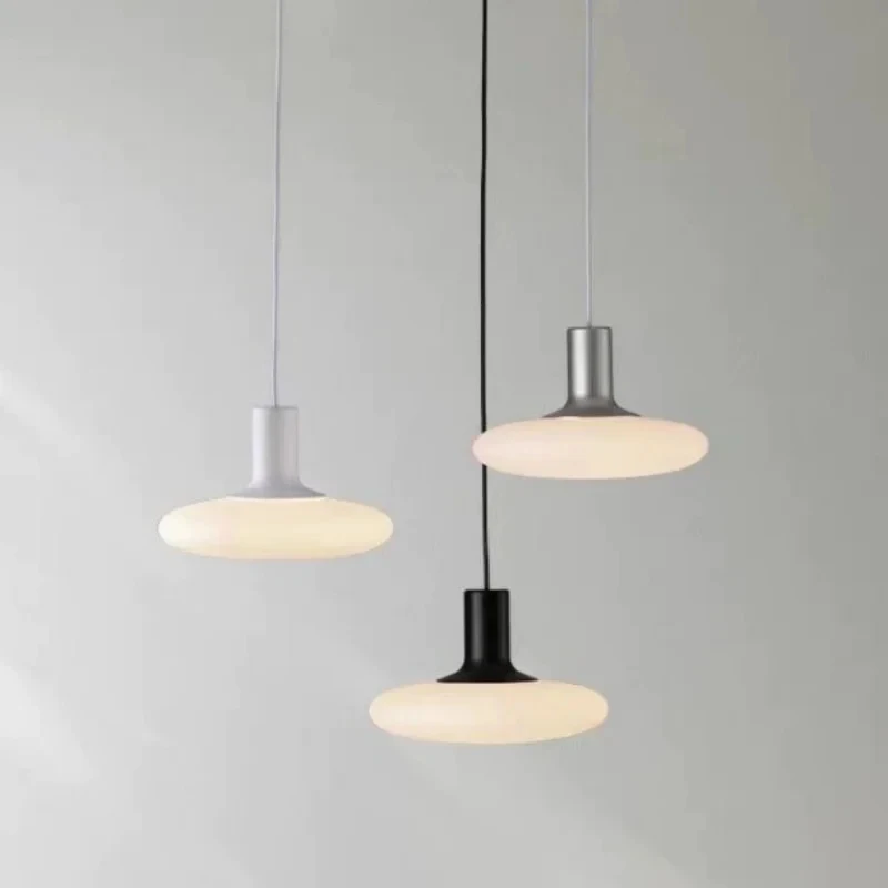 Nordic Minimalist Pendant Lamp UFO Shaped Opal Glass Hanging Light Modern Ceiling Chandelier Living Room Cafe Home Decor
Nordic Minimalist Pendant Lamp UFO Shaped Opal Glass Hanging Light Modern Ceiling Chandelier Living Room Cafe Home Decor