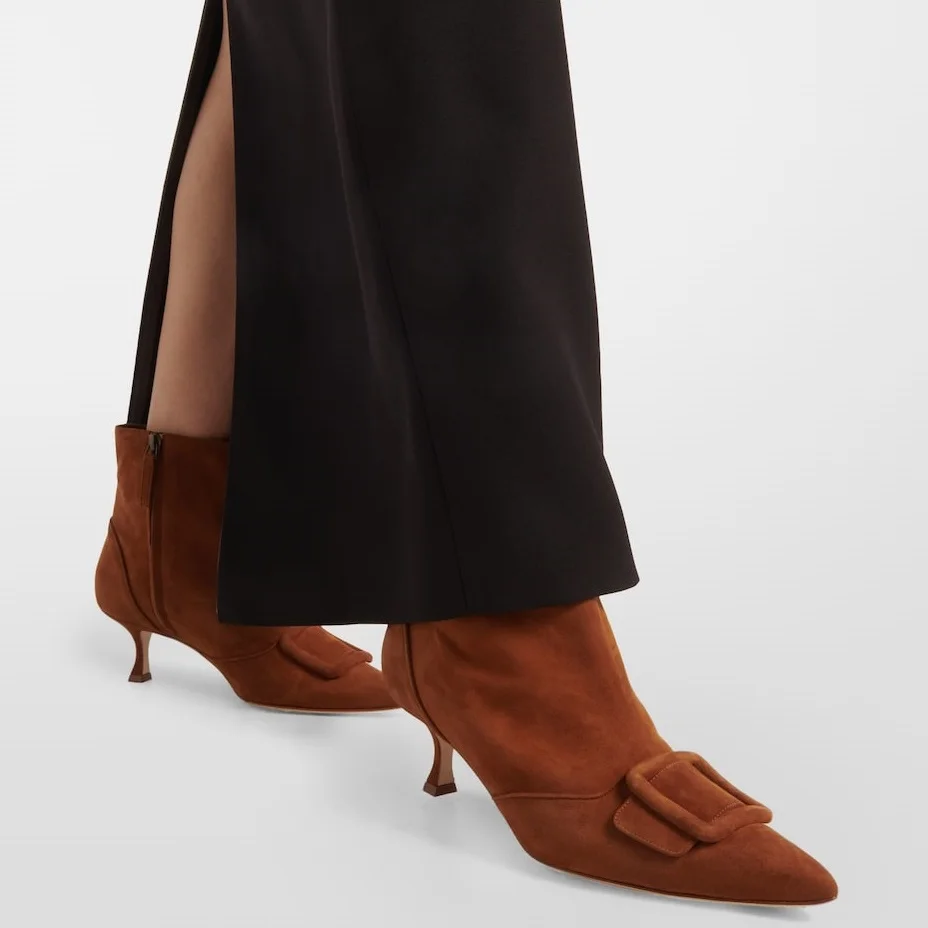 Buckle Strap Thin High Heel Ankle Bootis Suede Zipper Brown Black Grey Fashion 2024 Sexy Pointed Toe Stiletto High Heels
Buckle Strap Thin High Heel Ankle Bootis Suede Zipper Brown Black Grey Fashion 2024 Sexy Pointed Toe Stiletto High Heels