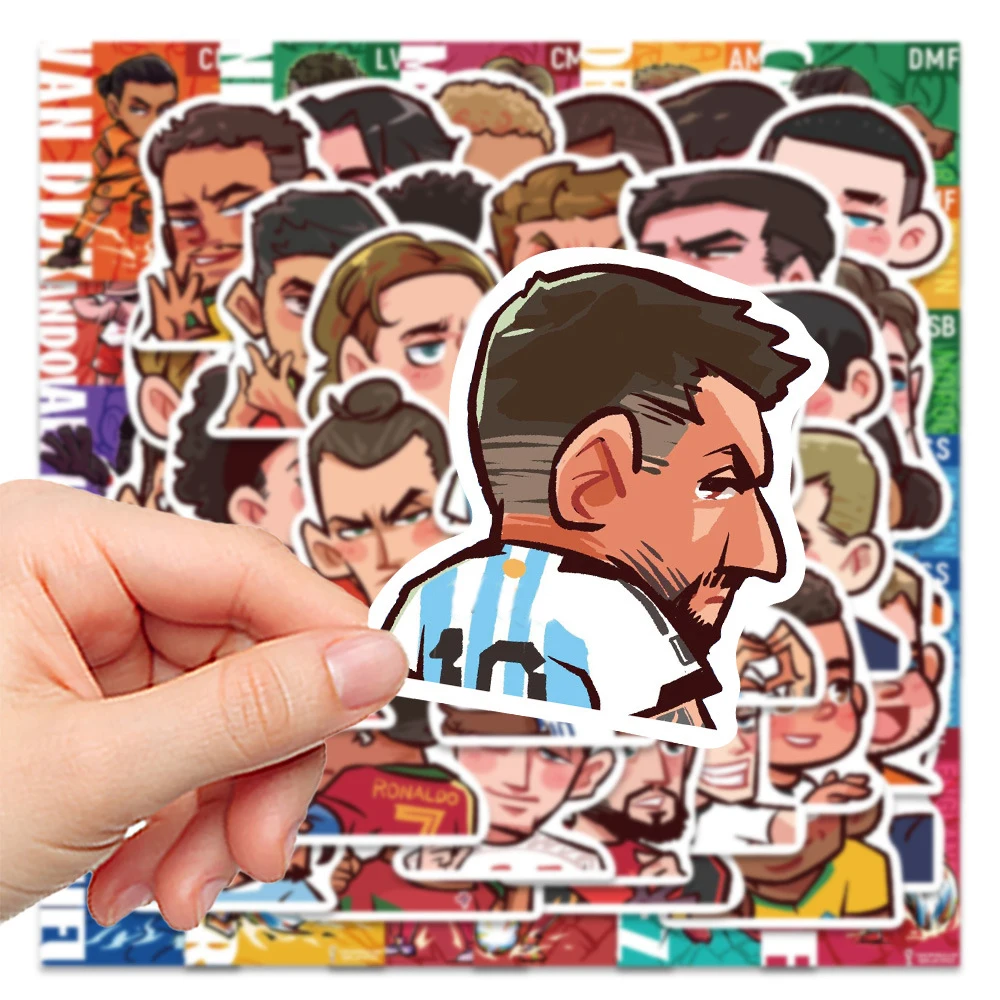 10/30/54pcs Cute Cartoon Soccer Star Stickers Football Sports Decals for Kid Phone Laptop Stationery Funny Graffiti Sticker Toy
10/30/54pcs Cute Cartoon Soccer Star Stickers Football Sports Decals for Kid Phone Laptop Stationery Funny Graffiti Sticker Toy