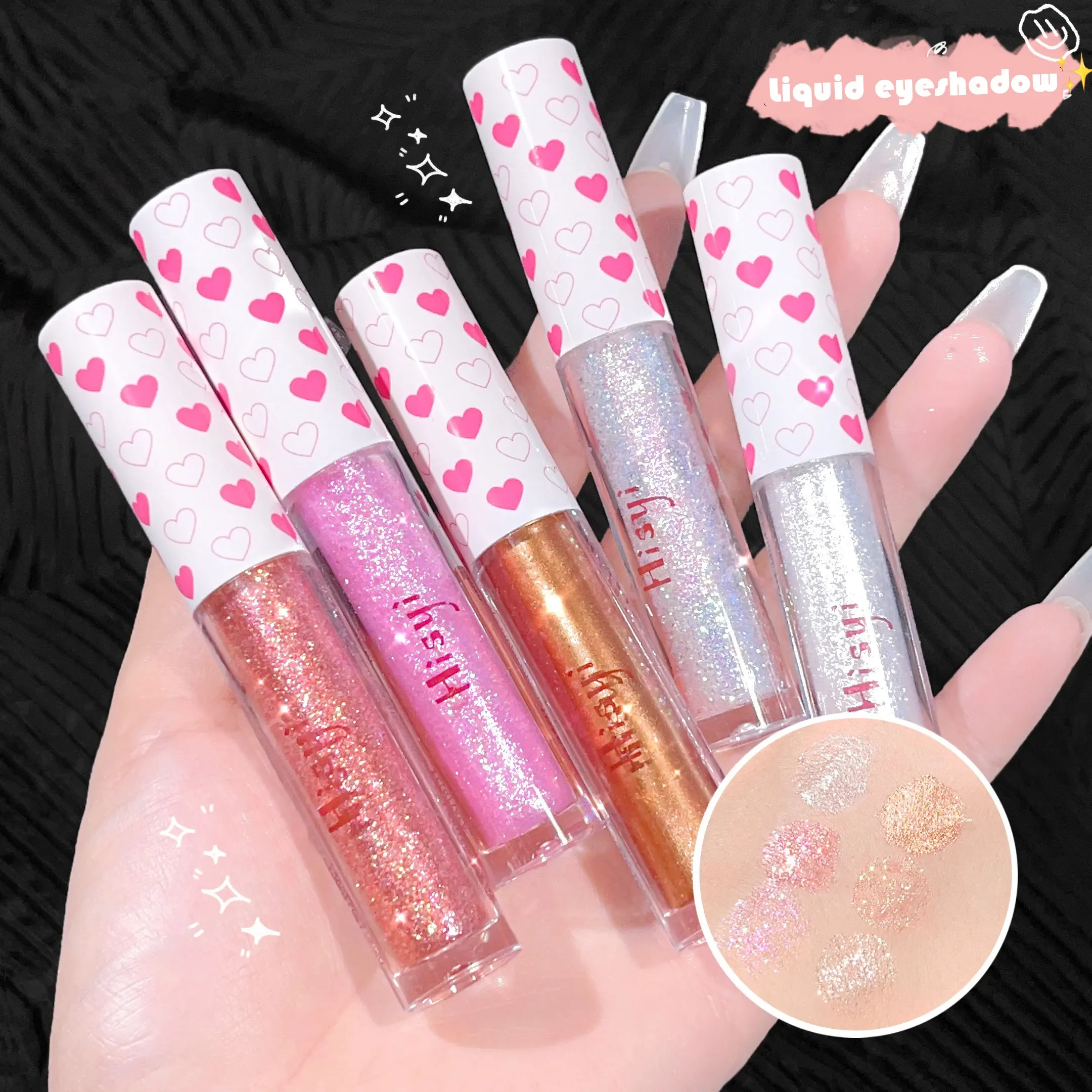 Liquid Eyeshadow with Pearl Shimmer, Brightening, Waterproof, Sparkling Single Color Eye Shadow Liquid, Highlighter Makeup Blush
Liquid Eyeshadow with Pearl Shimmer, Brightening, Waterproof, Sparkling Single Color Eye Shadow Liquid, Highlighter Makeup Blush