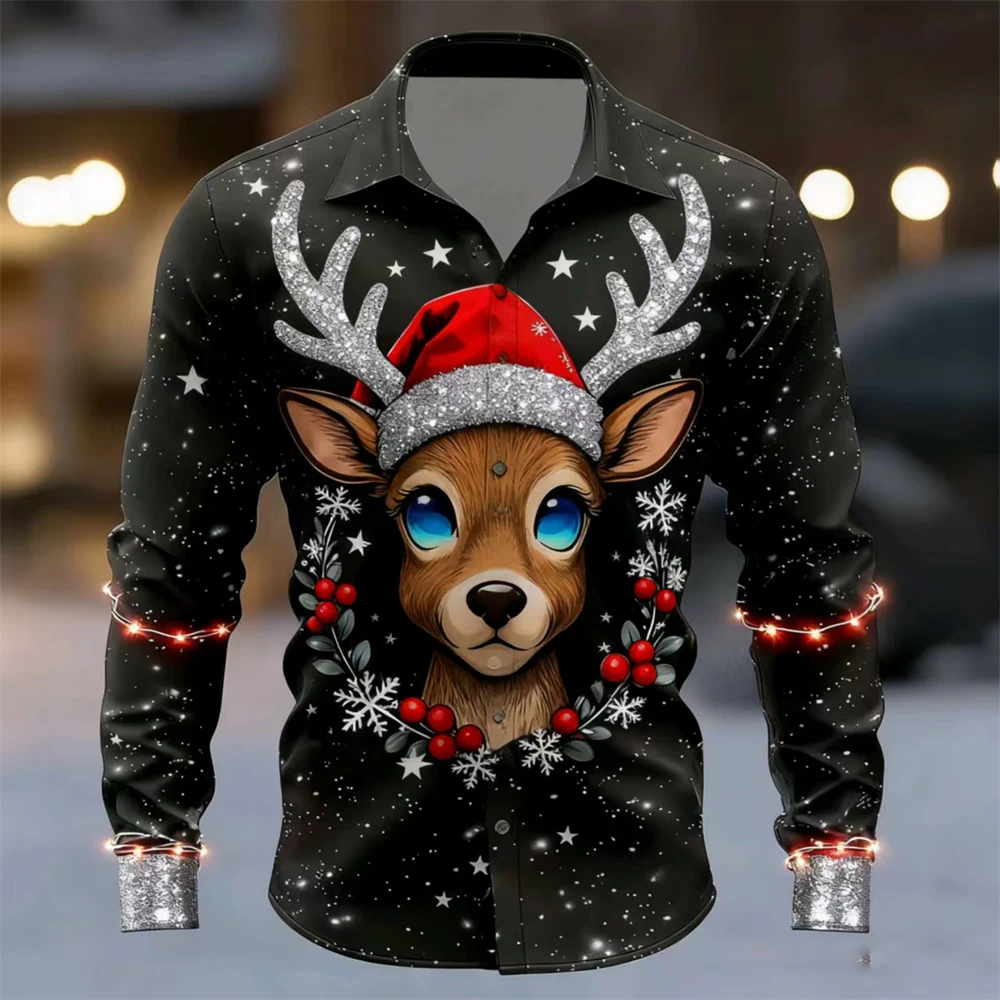 Эксклюзивные мужские рубашки на Рождество. Новейшие мужские рубашки на пуговицах с рождественскими элементами, модные и модные.
Эксклюзивные мужские рубашки на Рождество. Новейшие мужские рубашки на пуговицах с рождественскими элементами, модные и модные.