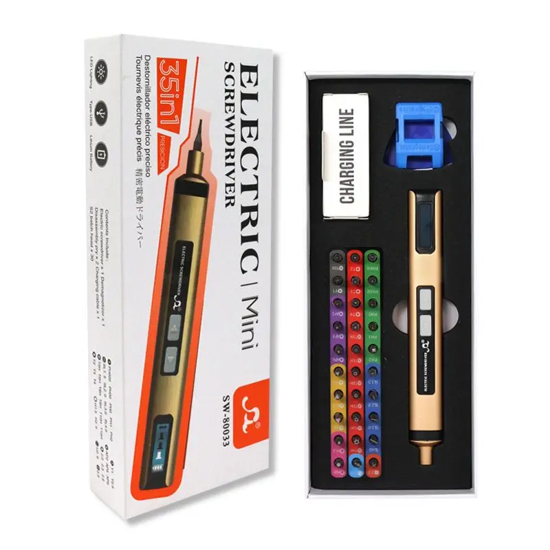 Electric Precision Screwdriver Set, 35 In 1 With 9 Piece Mini Pocket Screwdriver Set, Small Repair Set For Mobile Phone/PC/Came
Electric Precision Screwdriver Set, 35 In 1 With 9 Piece Mini Pocket Screwdriver Set, Small Repair Set For Mobile Phone/PC/Came