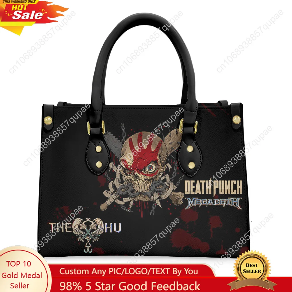 Five Finger Death Punch Rock Band Tote Bag Purse Womens Mens Text Image PU Leather Handbag Business Shopping Gift Bags
Five Finger Death Punch Rock Band Tote Bag Purse Womens Mens Text Image PU Leather Handbag Business Shopping Gift Bags