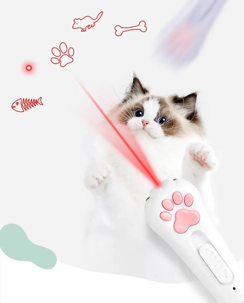 3-in-1 Cat Teaser Laser Toy, 5 Patterns, USB Rechargeable, Portable Pet Interactive Toy with Keychain.
3-in-1 Cat Teaser Laser Toy, 5 Patterns, USB Rechargeable, Portable Pet Interactive Toy with Keychain.