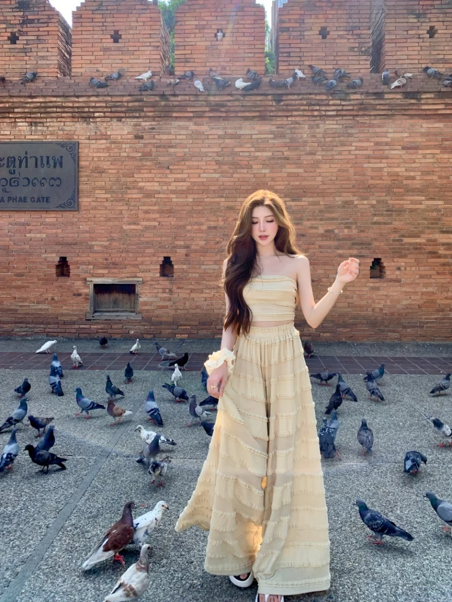 JUNSTUDIO, летние легкие брюки с асимметричной кружевной отделкой, 58 м, широкие брюки, ленивый комплект, женский ансамбль Faion 2024
JUNSTUDIO, летние легкие брюки с асимметричной кружевной отделкой, 58 м, широкие брюки, ленивый комплект, женский ансамбль Faion 2024