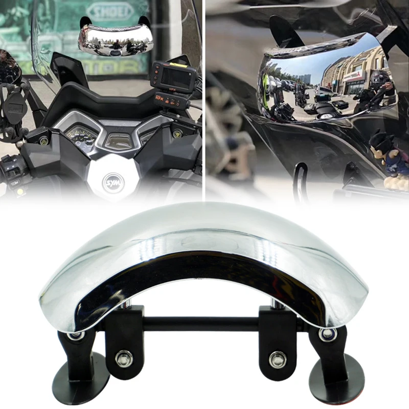 Motorcycle 180° Wide Angle Rearview Mirror Full Viewing Angle No Blind Spot Large Viewing Angle Reversing Mirror
Motorcycle 180° Wide Angle Rearview Mirror Full Viewing Angle No Blind Spot Large Viewing Angle Reversing Mirror