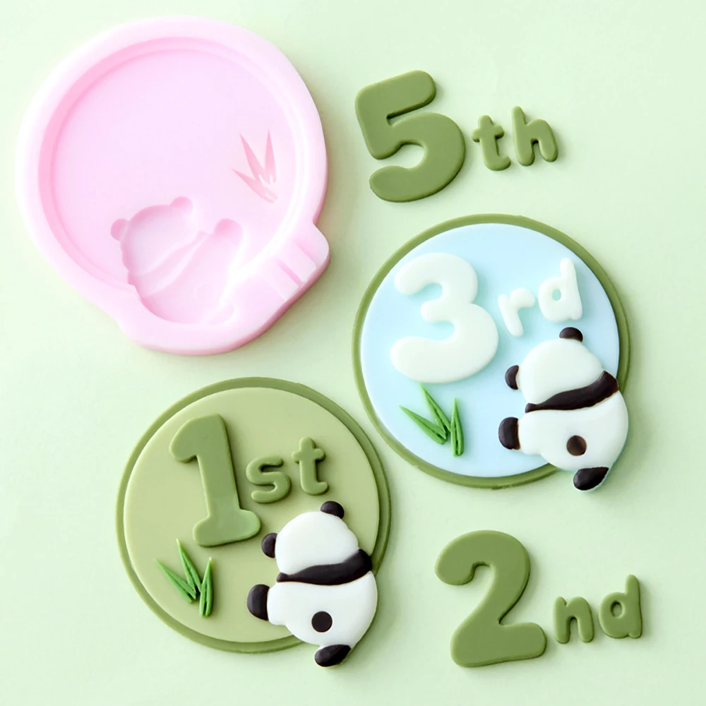 Cute Cartoon Panda Silicone Molds Round Brand Children's Birthday One-year-old Party Chocolate Fondant Mould Cake Decoration
Cute Cartoon Panda Silicone Molds Round Brand Children's Birthday One-year-old Party Chocolate Fondant Mould Cake Decoration