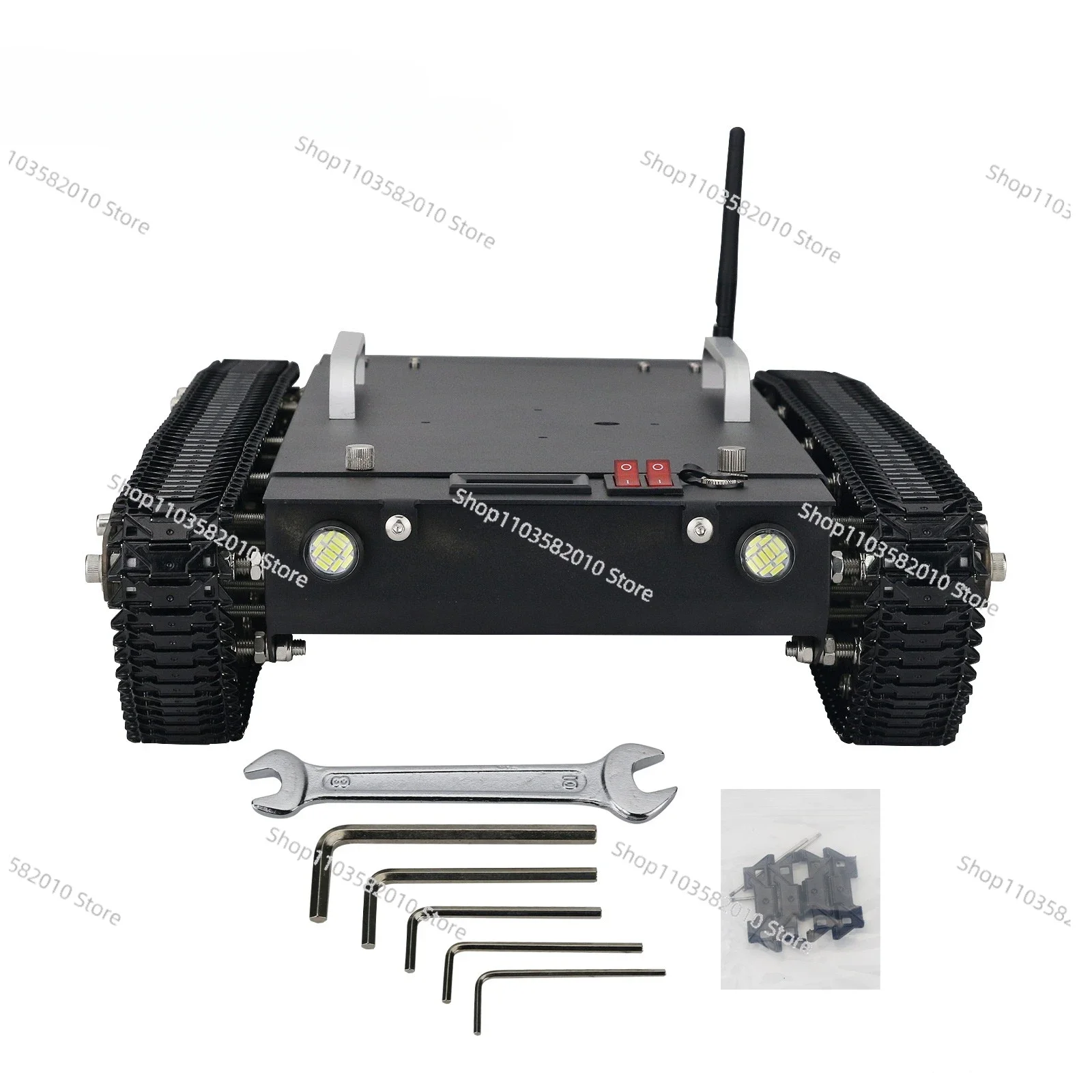 NEW Thanks buyer WT-500S Tank Chassis Robot Chassis Remote Control Smart Car with Complete Electronic Control System
NEW Thanks buyer WT-500S Tank Chassis Robot Chassis Remote Control Smart Car with Complete Electronic Control System