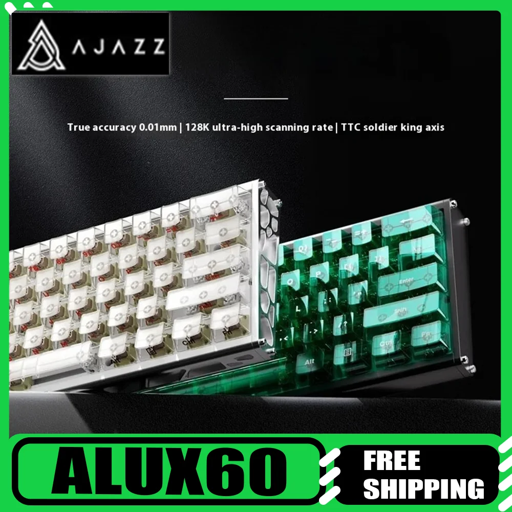 AJAZZ ALUX60 Magnetic Switch Mechanical Keyboard Aluminum Alloy CNC Hot-swap Customized 8K Return Rate RT0.01 Game Accessories
AJAZZ ALUX60 Magnetic Switch Mechanical Keyboard Aluminum Alloy CNC Hot-swap Customized 8K Return Rate RT0.01 Game Accessories