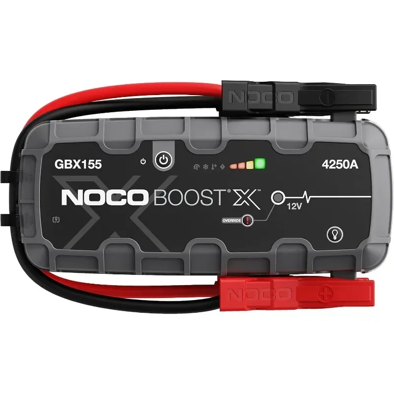 Boost X GBX155 4250A Ультрабезопасный портативный литиевый стартер 12 В, кабели для газовых двигателей емкостью 10,0 литров и дизельных двигателей с 8,0 литрами
Boost X GBX155 4250A Ультрабезопасный портативный литиевый стартер 12 В, кабели для газовых двигателей емкостью 10,0 литров и дизельных двигателей с 8,0 литрами
