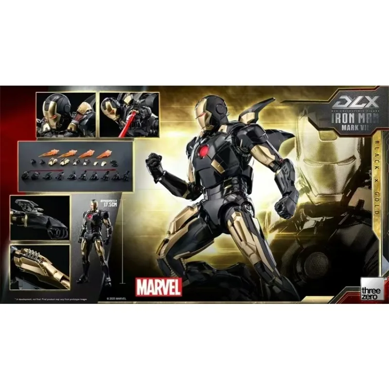 Original Threezero Marvel DLX Iron Man Mark 7 Black Gold Anime Figure Toy Collection
Original Threezero Marvel DLX Iron Man Mark 7 Black Gold Anime Figure Toy Collection