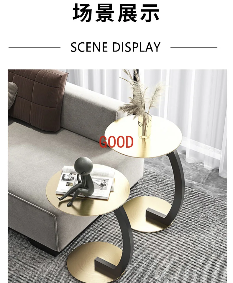 zq Household Stainless Steel Corner Table Italian Creative Living Room round Light Luxury
zq Household Stainless Steel Corner Table Italian Creative Living Room round Light Luxury