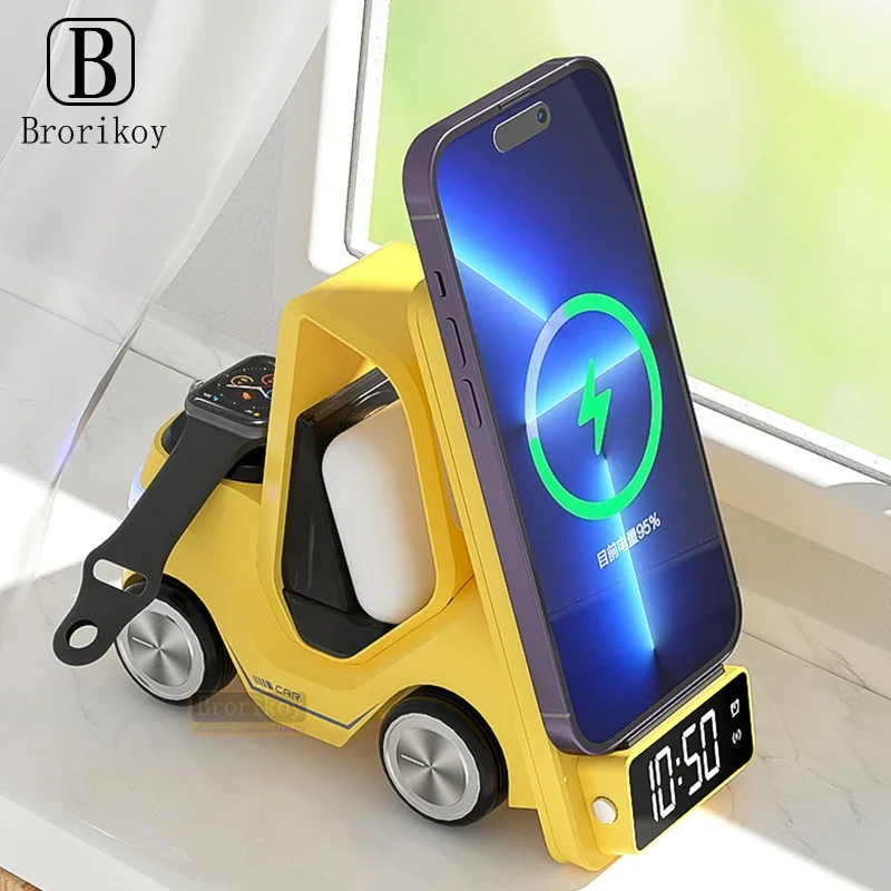 5IN1 Multi Alarm Clock Wireless Charger For iPhone 11 12 13 14 15ProMax Night Light Charging Station For iWatch 7 8 Airpods Pro3
5IN1 Multi Alarm Clock Wireless Charger For iPhone 11 12 13 14 15ProMax Night Light Charging Station For iWatch 7 8 Airpods Pro3