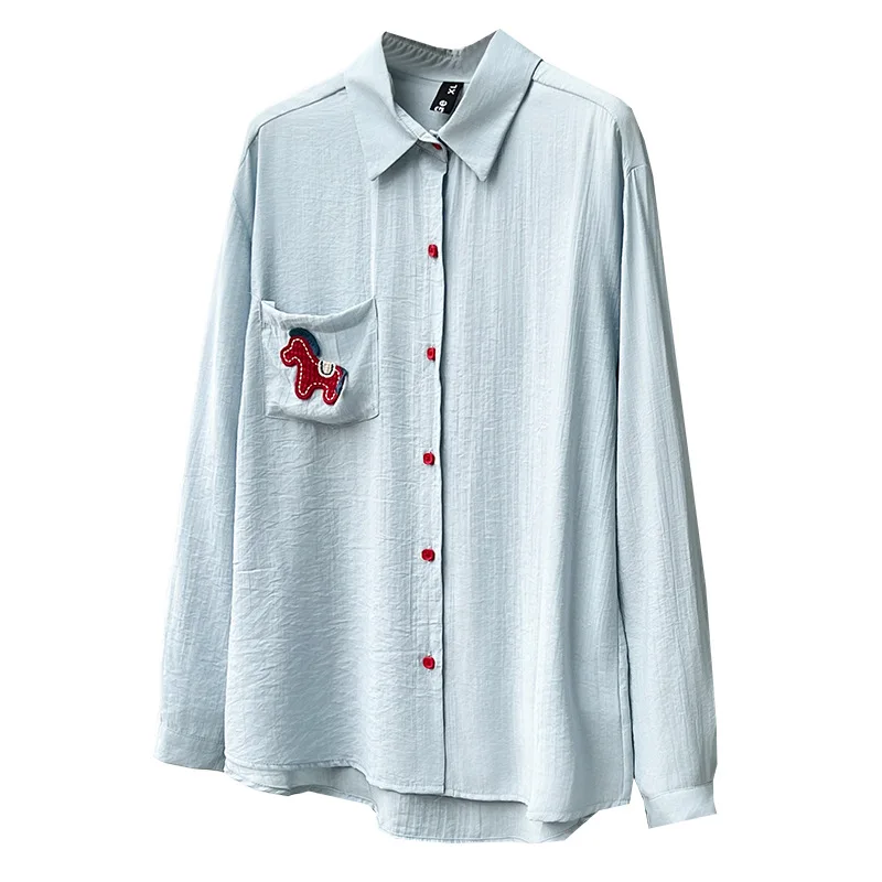 2026 Summer Plus Size Sun Protection Shirt Women Long Sleeve Patchwork Cardigan Casual Loose Blouse For Curvy Ladies 981
2026 Summer Plus Size Sun Protection Shirt Women Long Sleeve Patchwork Cardigan Casual Loose Blouse For Curvy Ladies 981
