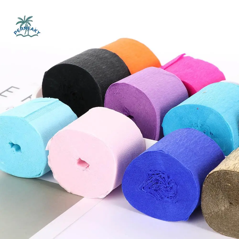 Wedding Wrapping Handmade Decoration Children Birthday Party Craft Streamer Roll Crepe Paper Crinkled Papers
Wedding Wrapping Handmade Decoration Children Birthday Party Craft Streamer Roll Crepe Paper Crinkled Papers