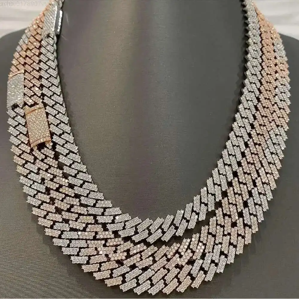 Selling Hip Hop Iced Out Vvs Moissanite 10mm Mens 925 Silver Cuban Link Chain Necklace
Selling Hip Hop Iced Out Vvs Moissanite 10mm Mens 925 Silver Cuban Link Chain Necklace