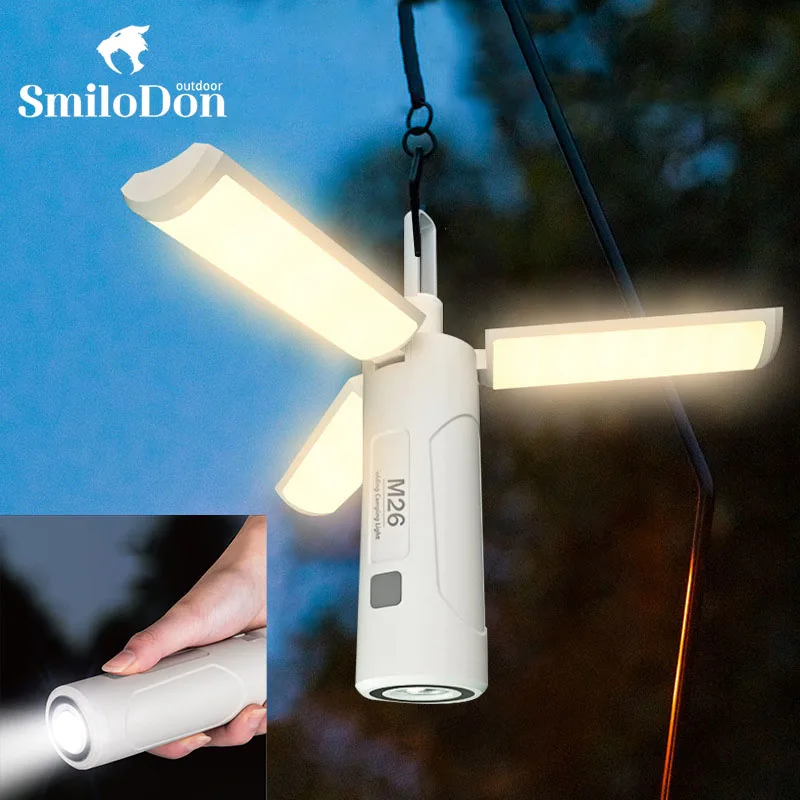 Rechargeable LED Camping Lights USB TYPE-C Outdoor Tent Lantern Portable Folding Flashlight Emergency Lamp 3500mAh
Rechargeable LED Camping Lights USB TYPE-C Outdoor Tent Lantern Portable Folding Flashlight Emergency Lamp 3500mAh 