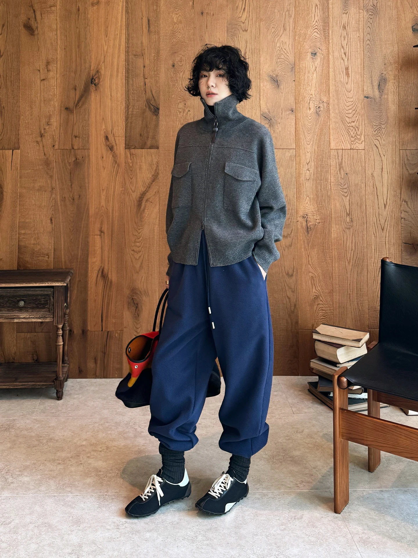 Camere Knitted Sweater Coat Women's Korean Sle Winter Loose Fit Long Sve Cardigan by BUUE Star Ray
Camere Knitted Sweater Coat Women's Korean Sle Winter Loose Fit Long Sve Cardigan by BUUE Star Ray