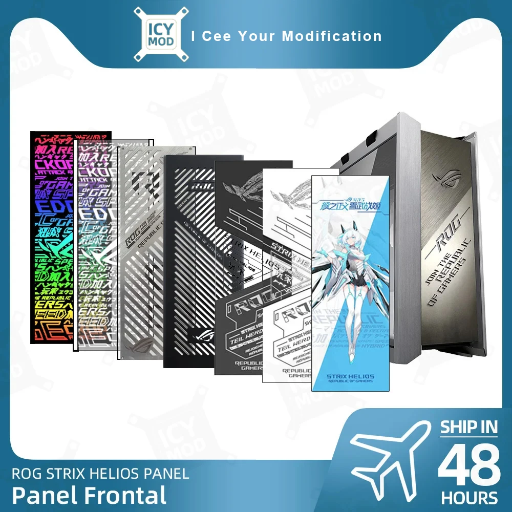 ASUS GX601 металлическая передняя панель ROG Strix Helios чехол пластина замены освещения кожух мод игровой ПК водяное охлаждение DIY на заказ 
ASUS GX601 металлическая передняя панель ROG Strix Helios чехол пластина замены освещения кожух мод игровой ПК водяное охлаждение DIY на заказ