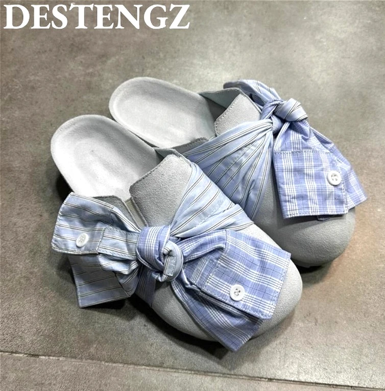 Bow Platform Mules Shoes Women Designer Slippers Flats Sandals Casual Slingback Summer New 2025 Fashion Dress Sandalias Comfort
Bow Platform Mules Shoes Women Designer Slippers Flats Sandals Casual Slingback Summer New 2025 Fashion Dress Sandalias Comfort