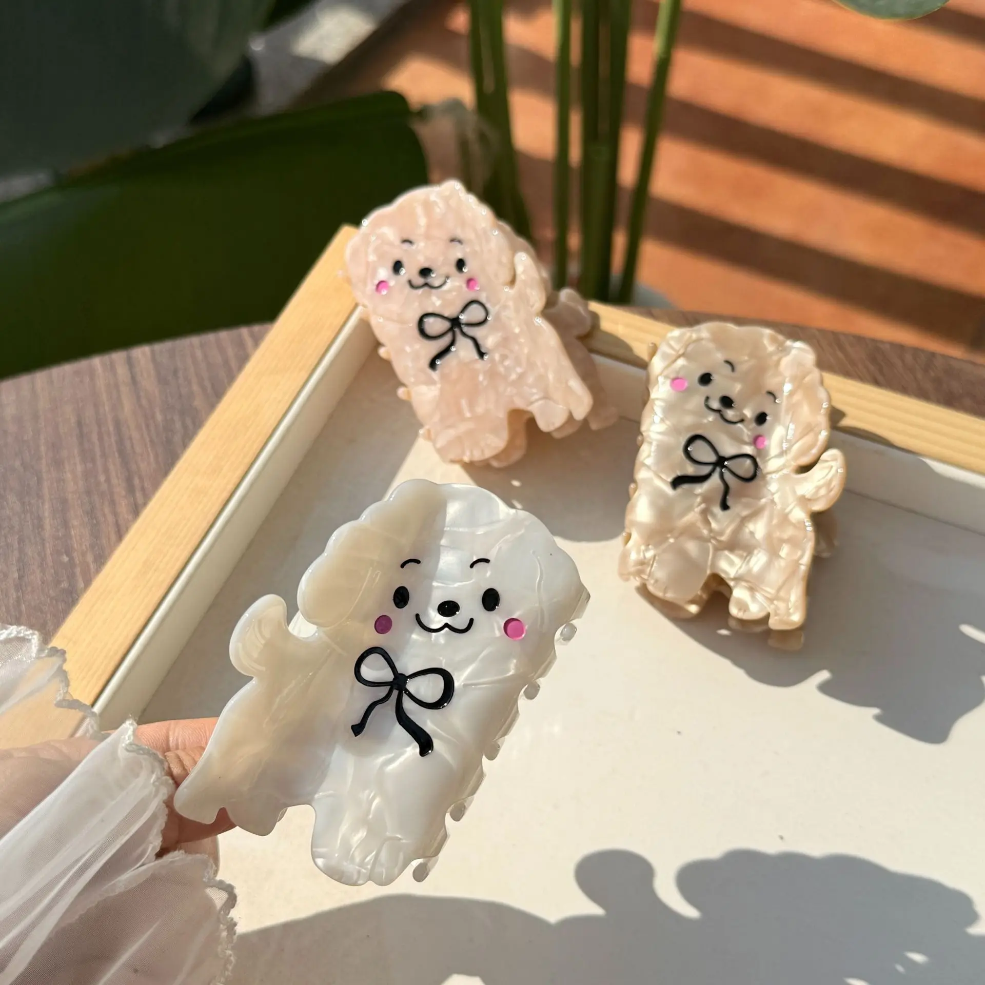 DS 8CM Cartoon Puppy Hair Claw Animal Series Acetate Claw Clips INS Trendy Crab Hair Clips Hair Accessories for Women Girls
DS 8CM Cartoon Puppy Hair Claw Animal Series Acetate Claw Clips INS Trendy Crab Hair Clips Hair Accessories for Women Girls