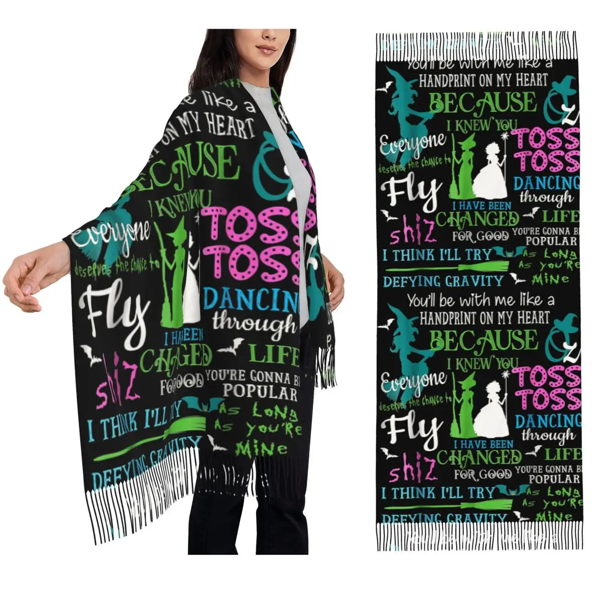 Хэллоуин злой музыкальный шарф, шарфы с кисточками для женщин, мягкие теплые шали и накидки, большая осенне-зимняя шаль
Хэллоуин злой музыкальный шарф, шарфы с кисточками для женщин, мягкие теплые шали и накидки, большая осенне-зимняя шаль